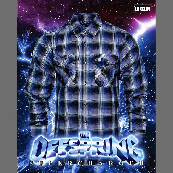 DIXXON FLANNEL x THE OFFSPRING Collab - SUPERCHARGED Flannel Shirt - Men's 2XL - Picture 14 of 14